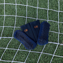 Load image into Gallery viewer, CUSTOMISED MITICO GRIP SOCK - NAVY BLUE
