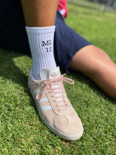 Load image into Gallery viewer, CUSTOMISED MITICO GRIP SOCK - CLASSIC WHITE